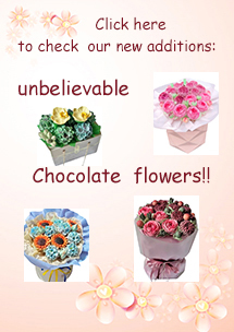 Chocolate flowers